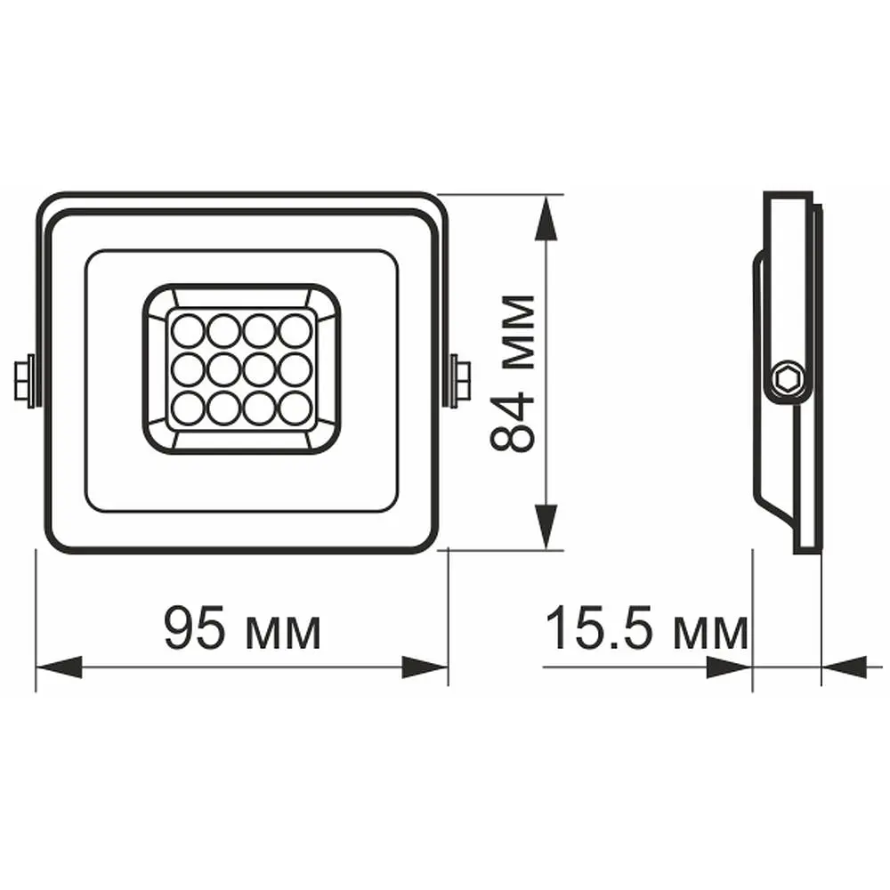 Прожектор Videx LED F2e 10W 5000K (VL-F2e-105W) - фото 4