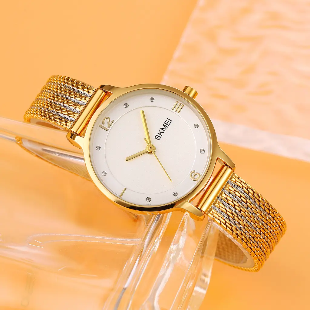 Наручний годинник жіночий 1874GD Gold Skmei acs0030511 - фото 4