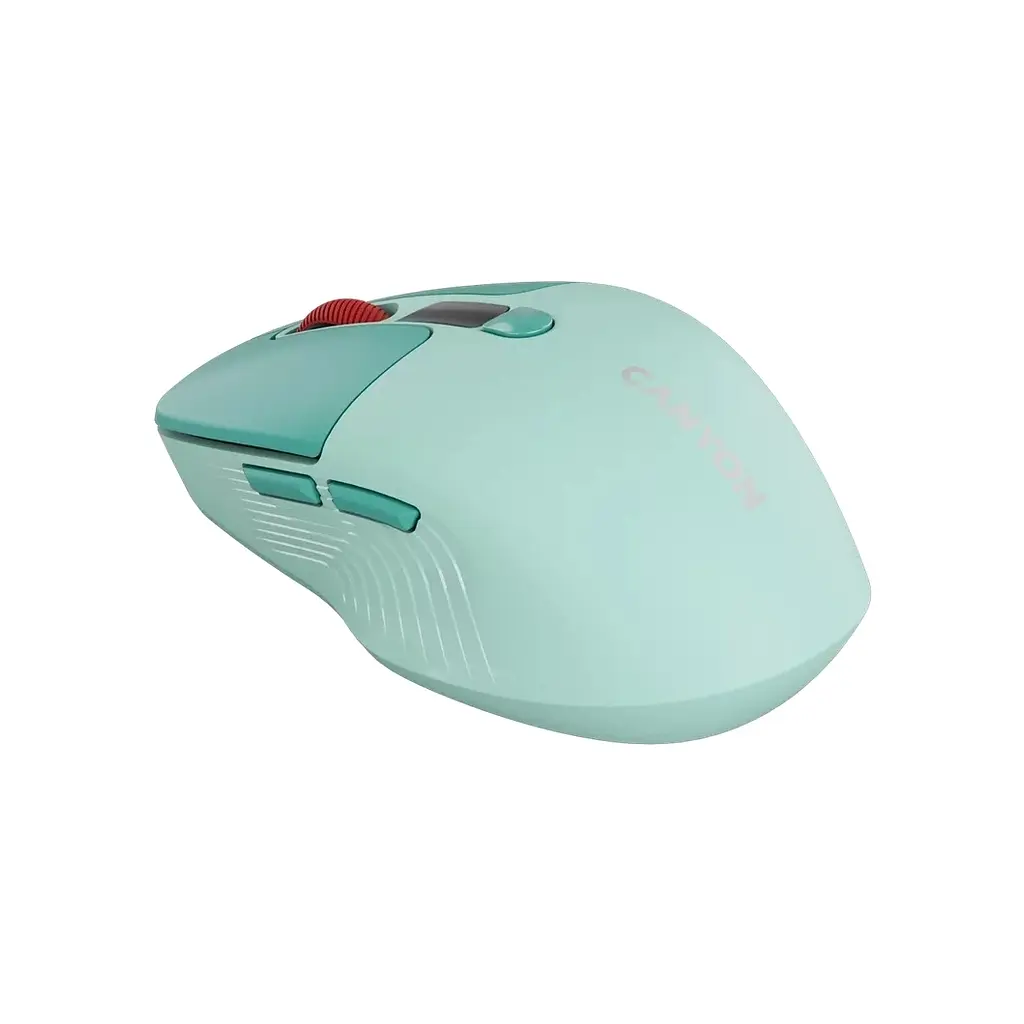 Мишка Canyon MW-26 LCD Silent Wireless/Bluetooth Green (CNS-CMSW26GR) - фото 4