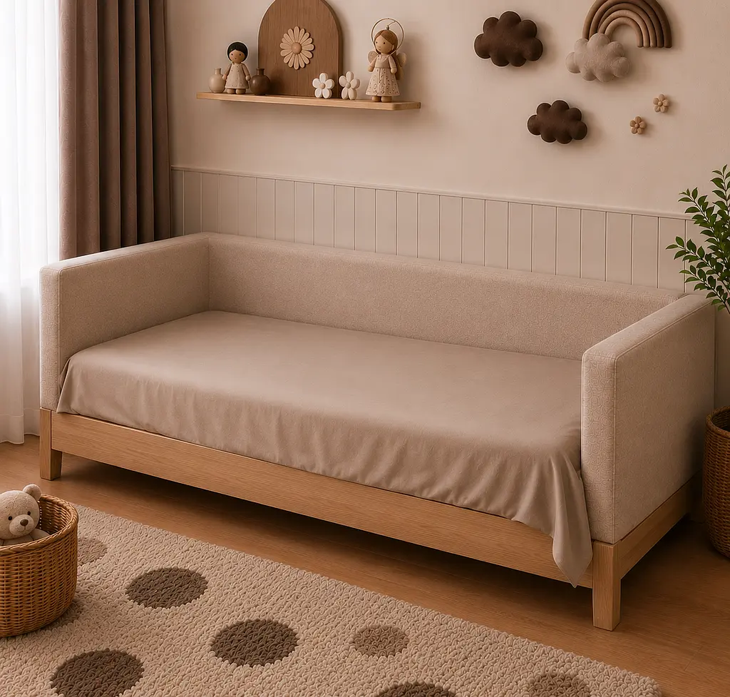 Дитяча постільна білизна MIRSON JUNIOR фланель Cappuchino/Brown 200х220см (2200012803127) - фото 8
