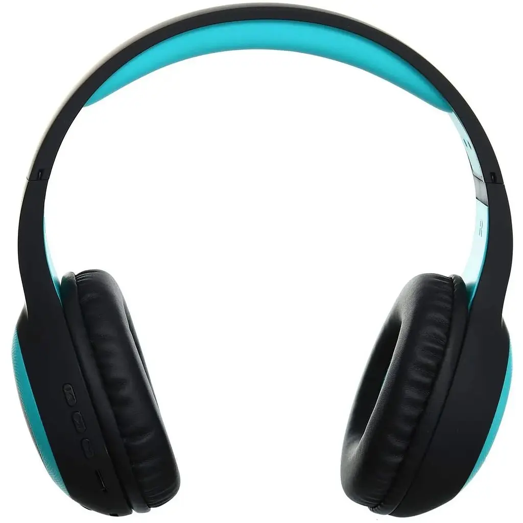 Наушники беспроводные Celebrat A23 черно голубые - фото 3