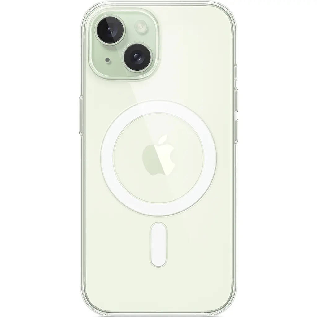 Чохол Clear Case with MagSafe для Apple iPhone 15 Transparent AA [92696] - фото 8