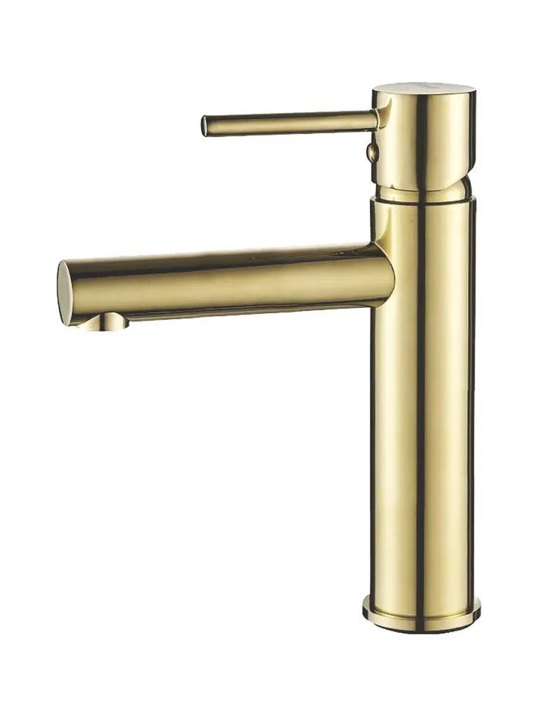 Змішувач для умивальника VBI Lirio низький gold VBI-050500GL