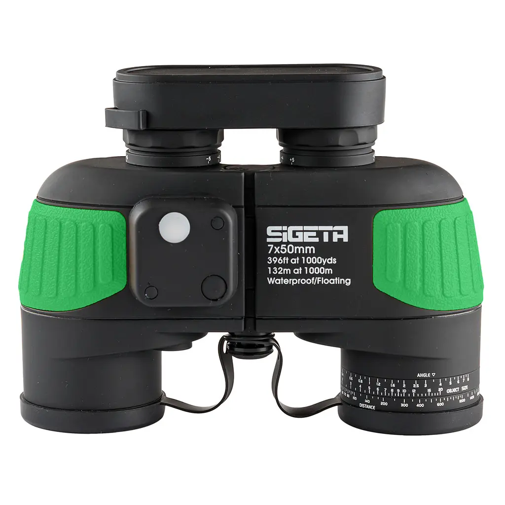Бінокль SIGETA Admiral 7x50 Green floating/compass/reticle морський - фото 3