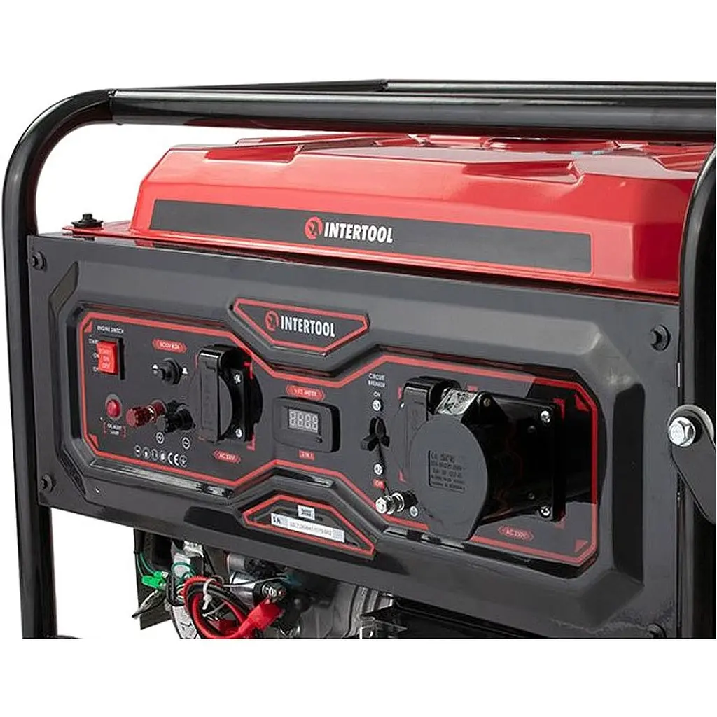 Генератор бензиновий Intertool DT-1176 [114569] - фото 2