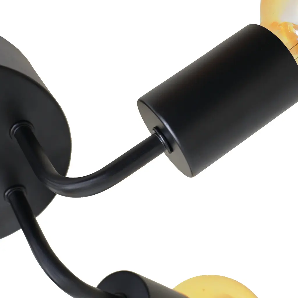 Люстра Brille потолочная лофт Е27 BK (BL-698С/5) - фото 3