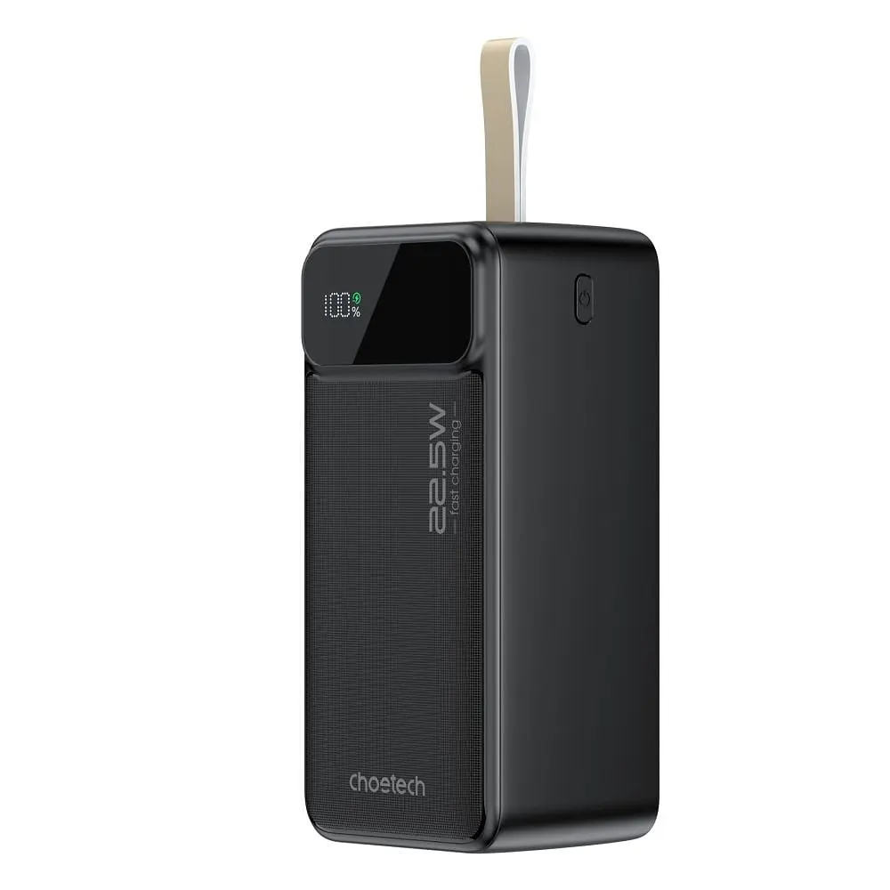 Повербанк 50000 mAh Choetech B732 Black 22.5W QC3.0 PD3.0 (43-00118) - фото 10
