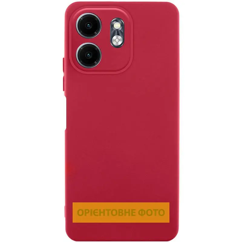 Чохол TPU GETMAN Liquid Silk Full Camera для Motorola Edge 50 Fusion Червоний / Dark Red