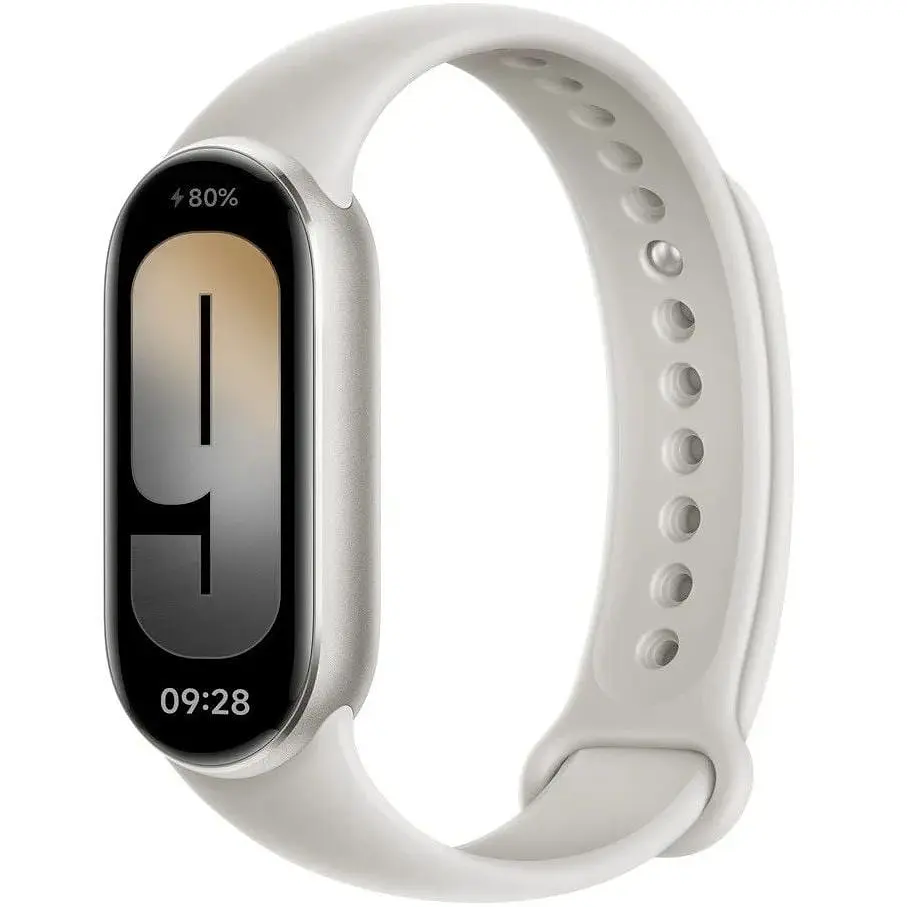 Фитнес-браслет Xiaomi Smart Band 9 Titan Gray + металлический ремешок Type C Rose gold - фото 2