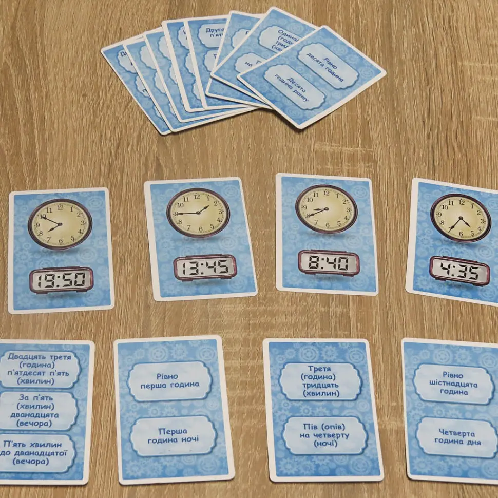 Розвиваюча гра "Тік-Так" Artos Games 0819, 15 карток з малюнками - фото 5