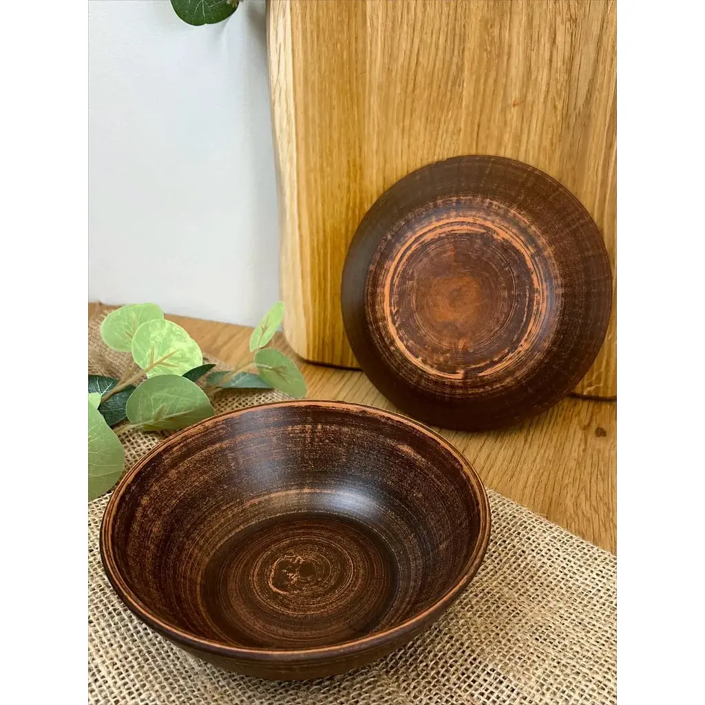 Піала керамічна (глиняна) Гладка 500 мл - фото 5