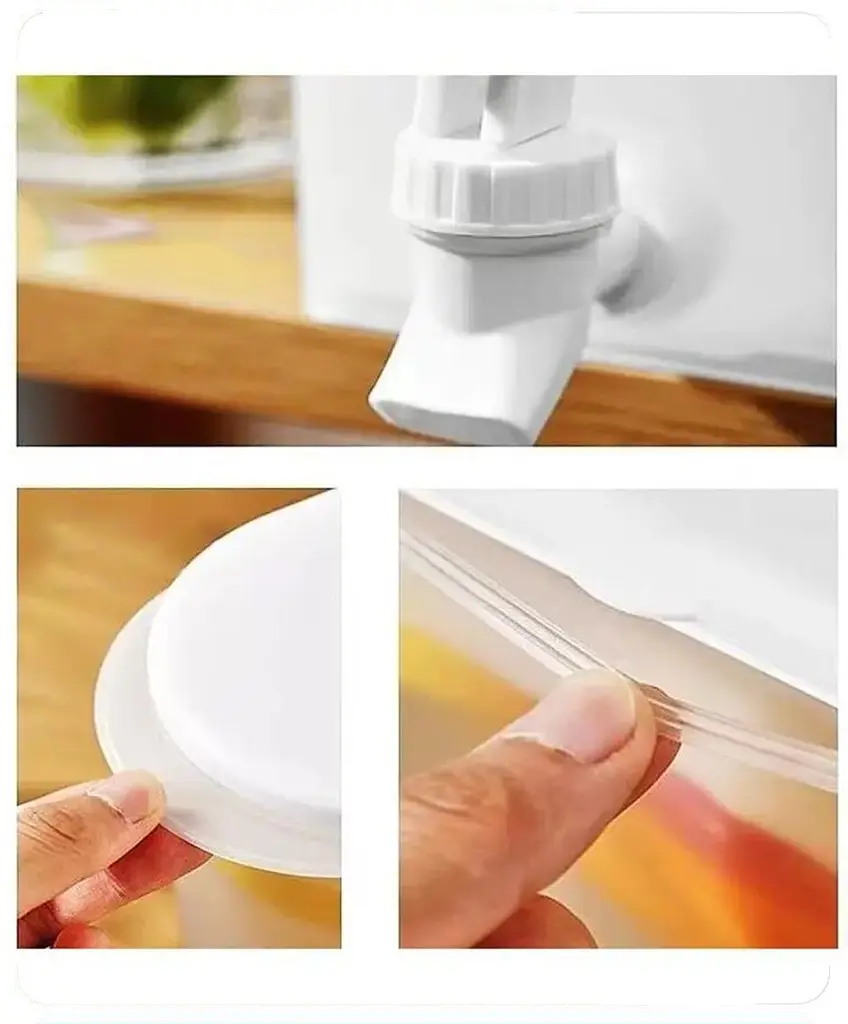 Функціональний диспенсер Semi Dispenser 2л з дозатором, White для води лимонаду та соку - фото 9