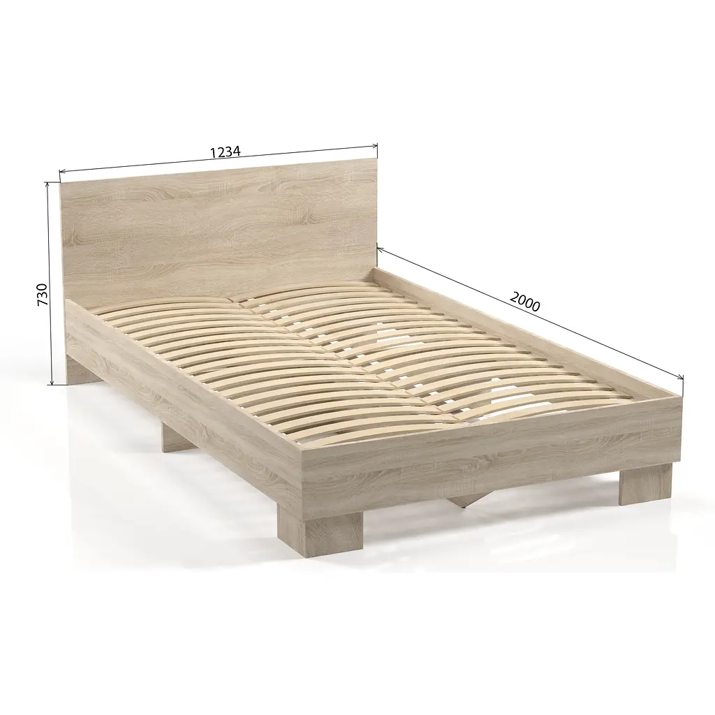 Ліжко Orange-Line Тіна 120 Дуб сонома - фото 2