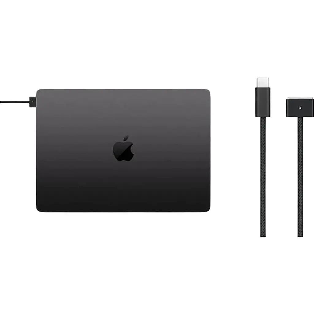 Кабель Apple USB-C to MagSafe 3 Cable 2m Space Black (MUVQ3) [115106] - фото 4