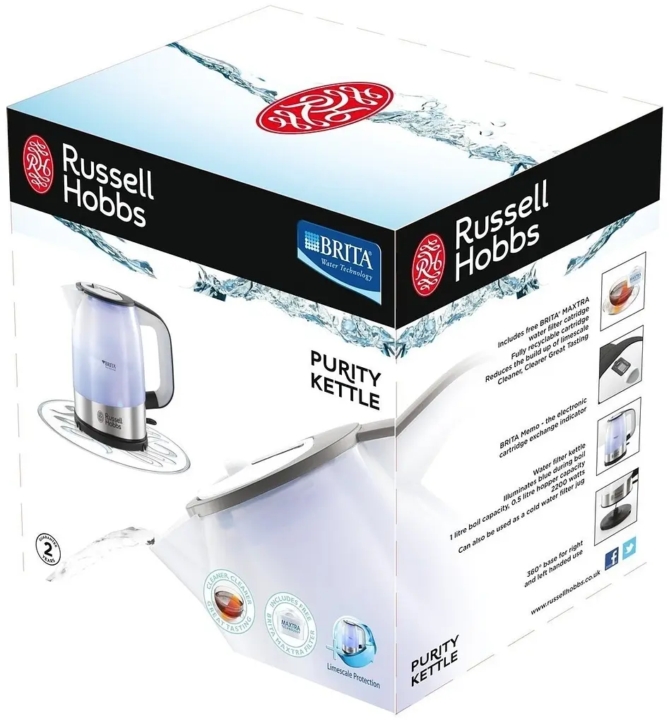 Чайник Russell Hobbs Purity 22850-70 - фото 5
