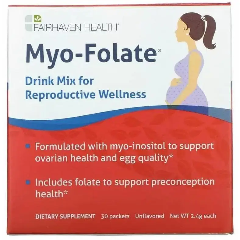 Міо-фолат для фертильності Fairhaven Health Myo-Folate 30 пакетів по 2.4 г - фото 3