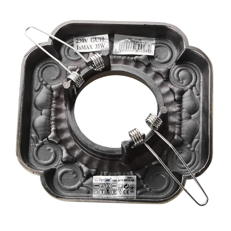 Світильник точковий Brille декоративний HDL-M16 MR16 AB L13-166 - фото 2