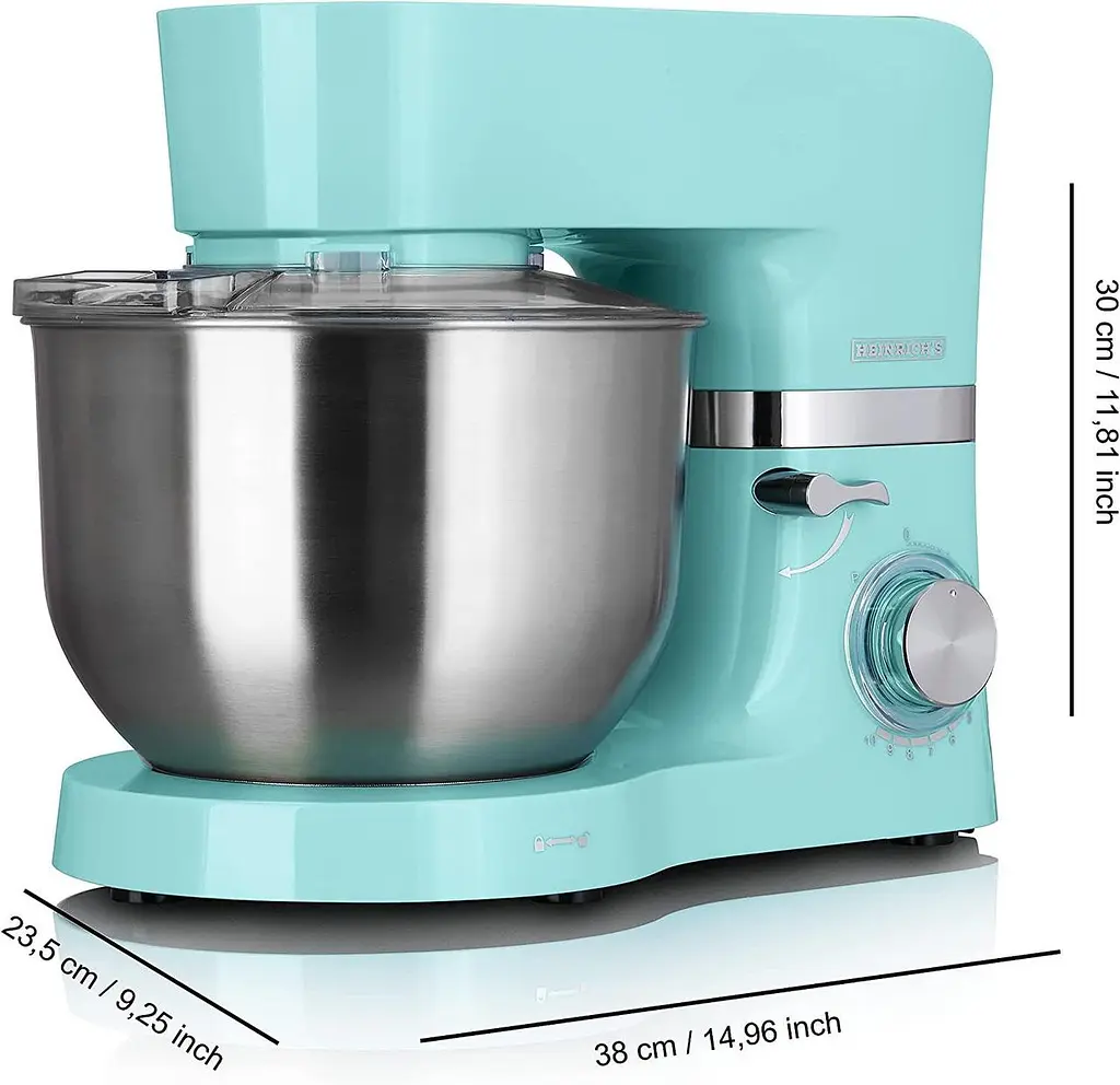 Міксер планетарний-тестоміс Heinrich's HKM 6278 Mint 6.5 л - фото 2