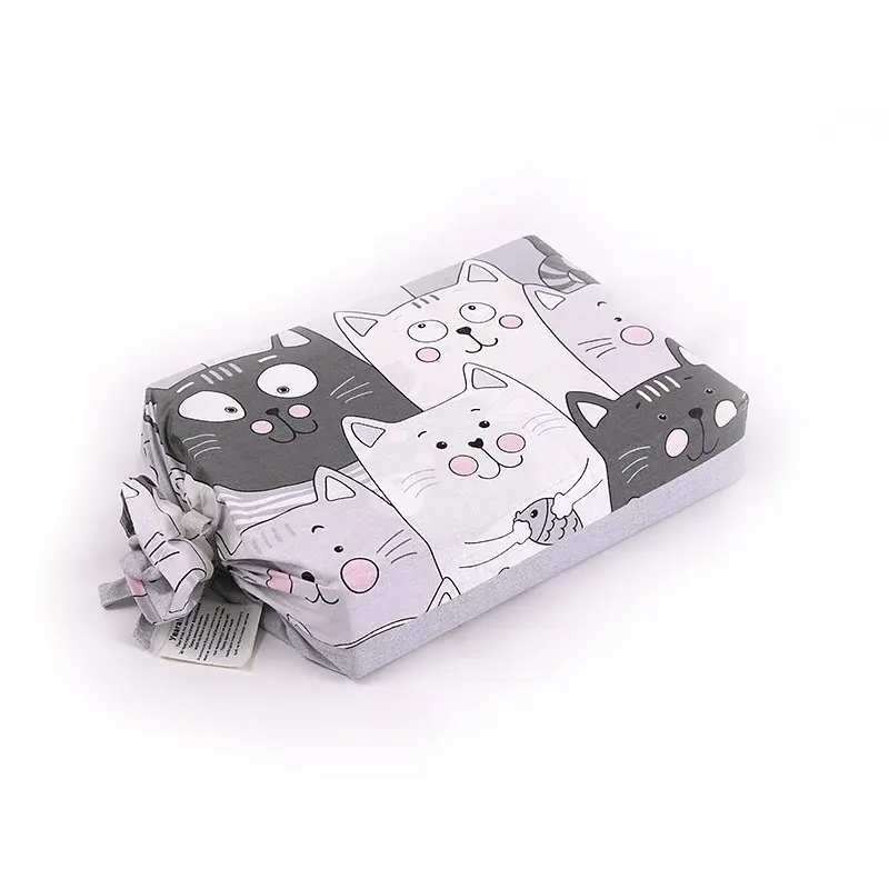 Комплект постільної білизни Руно Grey Cat подвійний бязь 100% бавовна 50х70 сірий - фото 10