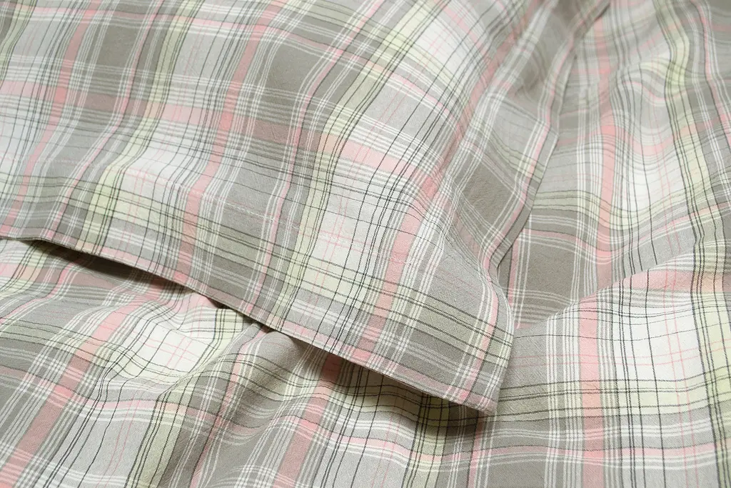 Постельное белье Lotus Home - Checked Madras серый евро - фото 4