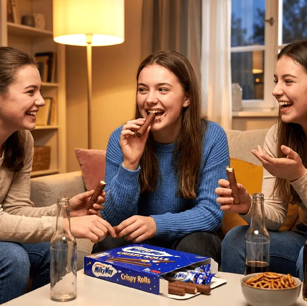 Вафельні трубочки Milky Way Crispy Rolls 5 шт х 22.5 г - фото 7