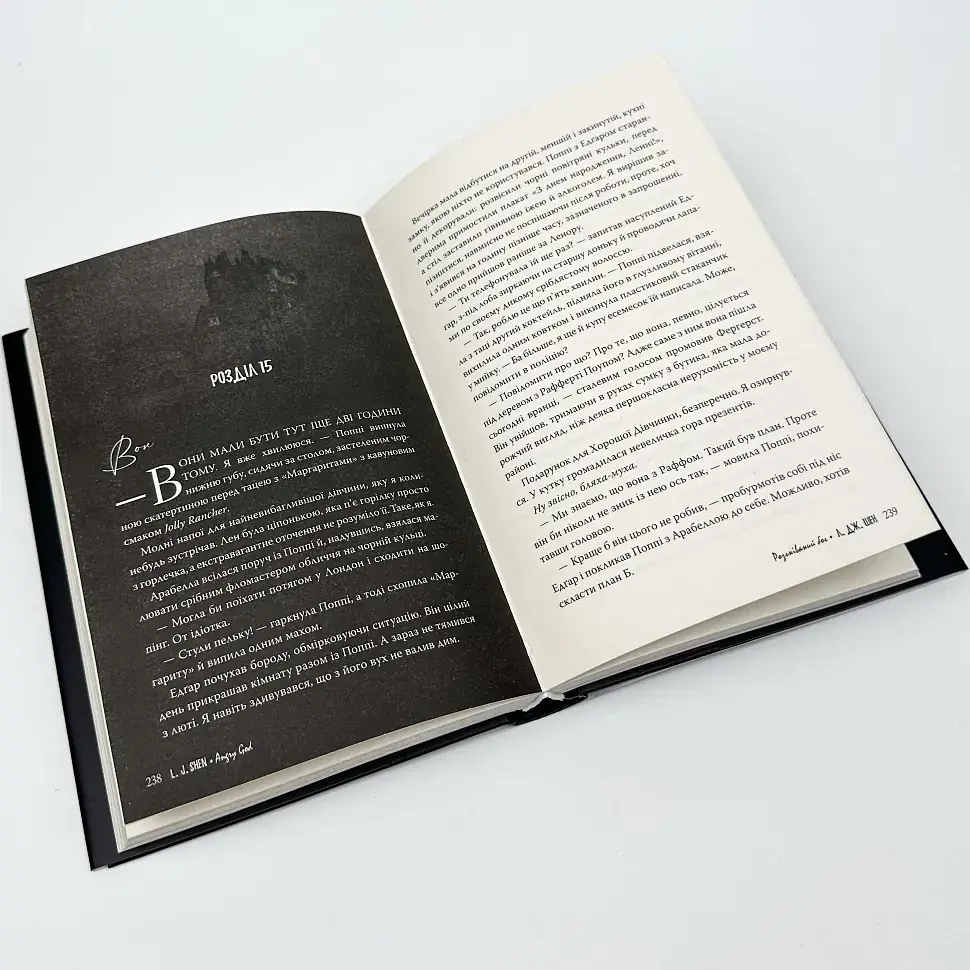 Розгніваний бог - Л. Дж. Шен | Рідна мова, книга українською, нова, тверда - фото 4