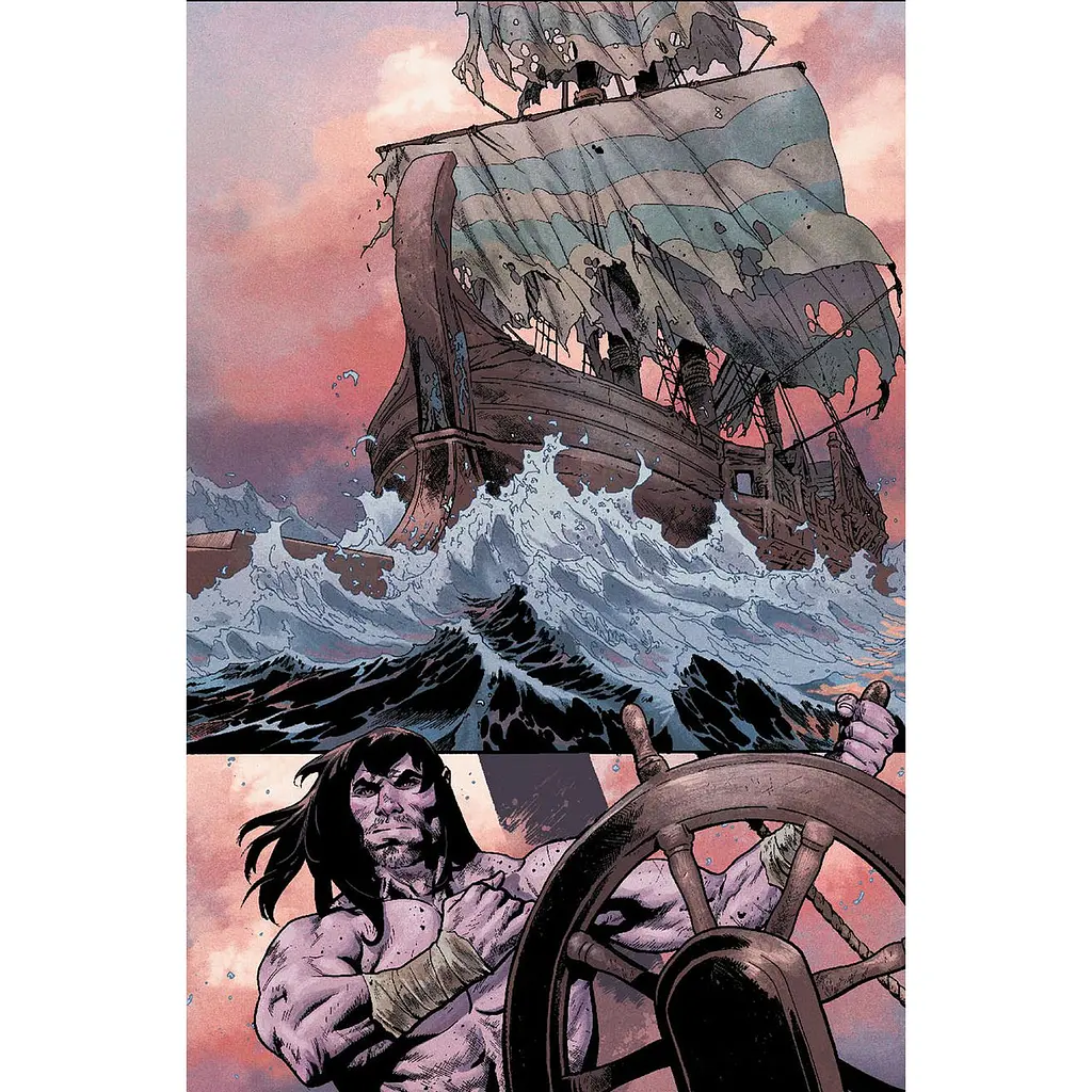 Комікс Fireclaw Marvel Конан-варвар. Життя і смерть Конана - Джейсон Аарон - фото 4