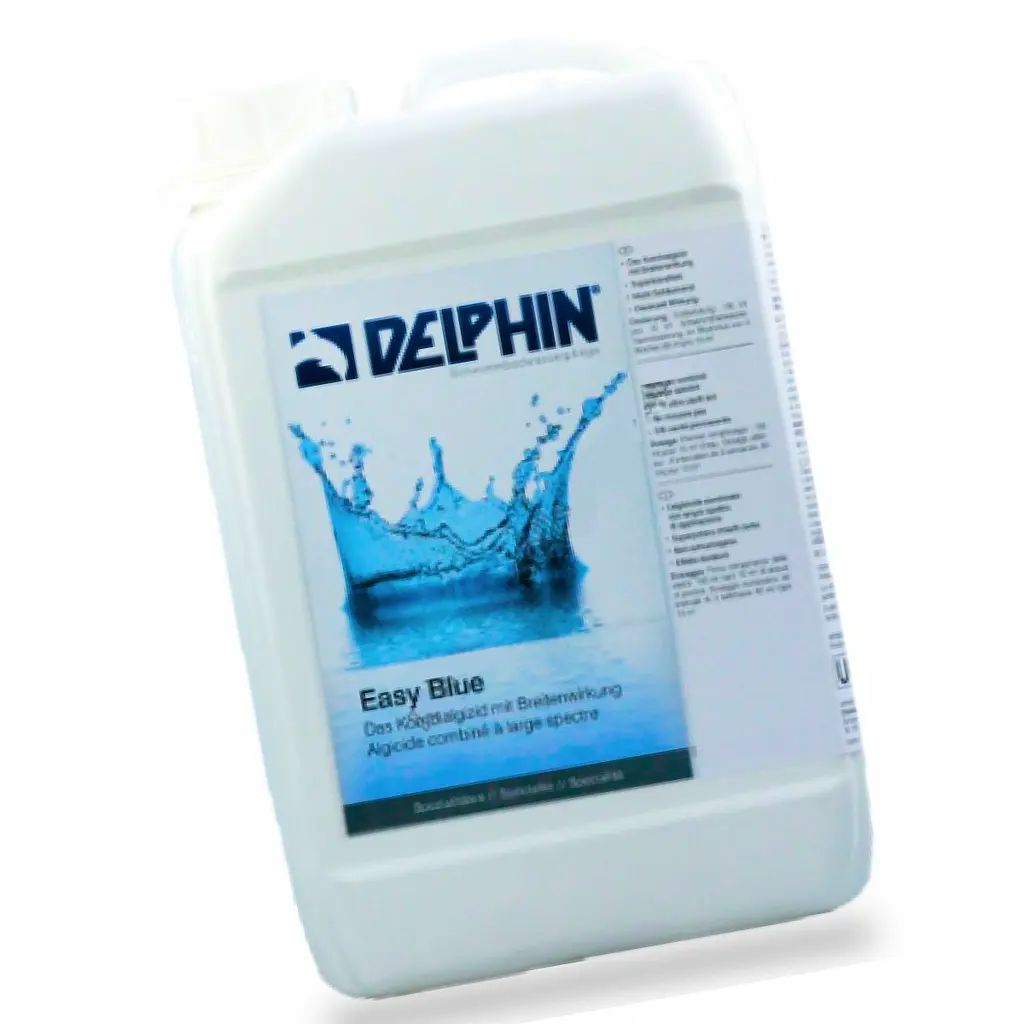 Рідкий альгіцид для басейну Delphin Easy Blue для високих температур, 4,8 кг - фото 2