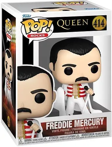 Коллекционная фигурка Funko Pop Квин Фредди Меркьюри Queen Freddie Mercury 10 см FP Q FM 414 - фото 2