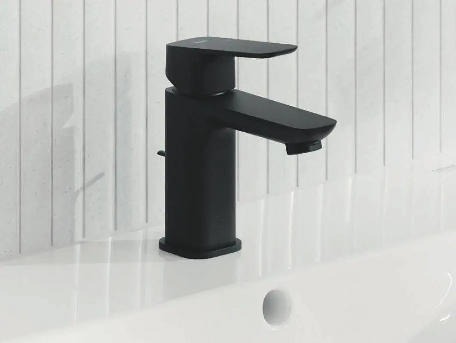 Змішувач для умивальника S-розміру Grohe Cubeo 1016942430 Чорний матовий - фото 8