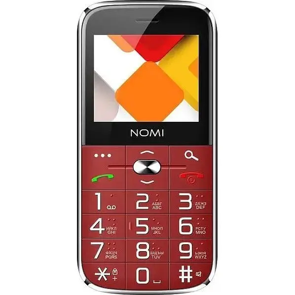 Телефон з док-станцією Nomi i220 червоний - фото 2