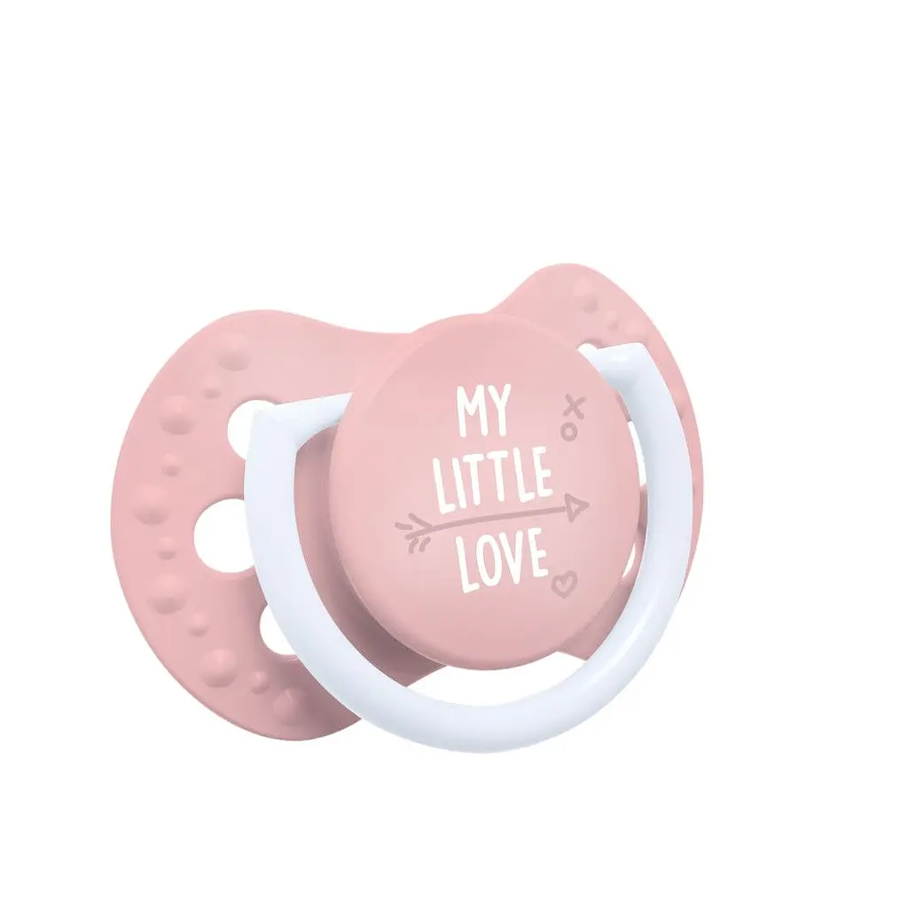 Пустушка силіконова Lovi My little love, симетрична, 0-2 міс., 2 шт. (22/847girl) - фото 3