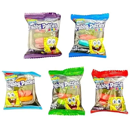 Маршмелоу Uno Foods Бургер Краббі Делюкс - Губка Боб 50 г в асортименті