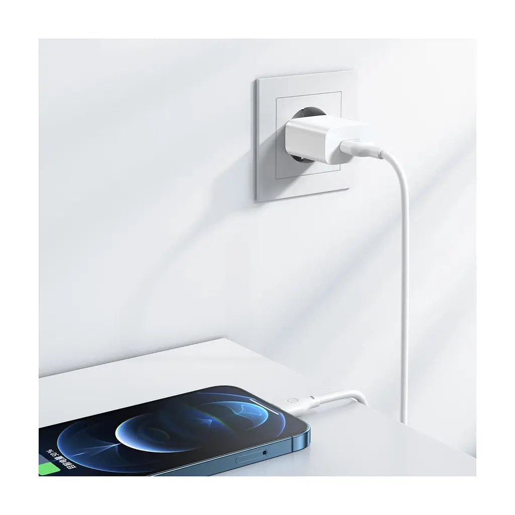 Зарядний пристрій XO L99 USB 12W + cable USB to Lightning white (L99-L-WH) - фото 5