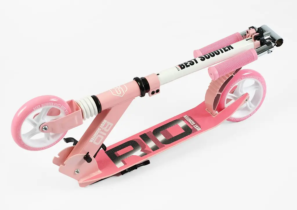 Самокат Best Scooter 68-89х54.5 см Розовый 000283578 - фото 2