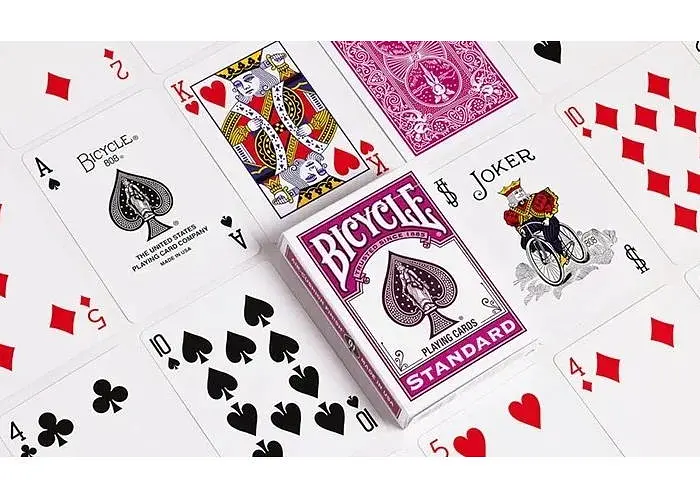 Карты игральные United States Playing Card Company Bicycle Color Series #1 Berry (ВР_КГБКБ) - фото 4