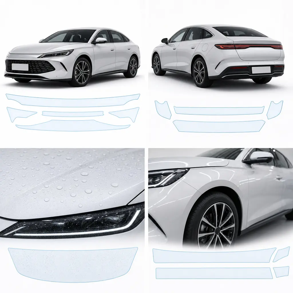 Антигравійна захисна бронеплівка за лекалами для BYD Qin L (Seal 06 / Seal 6 DM-i) I 2024- повний кузов - фото 2