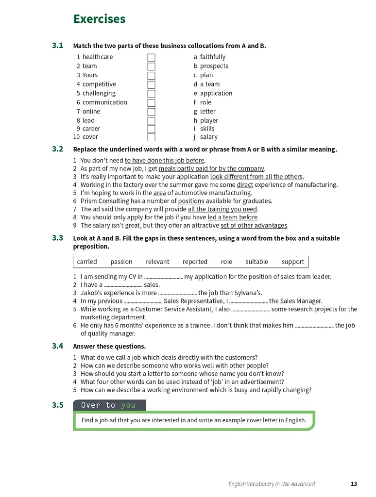 English Vocabulary in Use: Advanced Book with Answers. Vocabulary Reference and Practice (3rd Edition) - фото 9