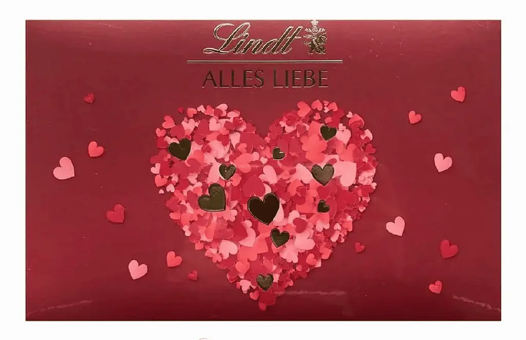 Шоколадні цукерки Lindt Alles Liebe Dark Chocolate 200г - фото 3