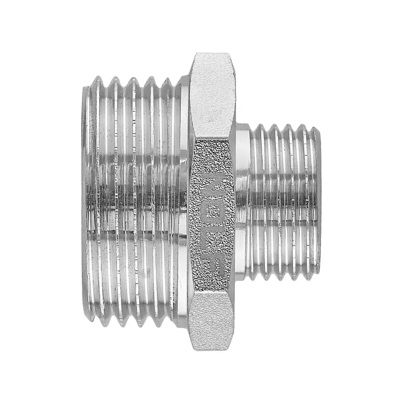 Ніпель редукційний Nolf Nfc.N0610-N-1"x1/2'' нікельований NF3084 - фото 2