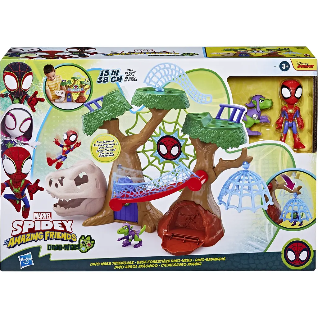Набір іграшковий Hasbro Marvel Spider-Man and His Amazing Friends Будинок на дереві (F9477) - фото 5