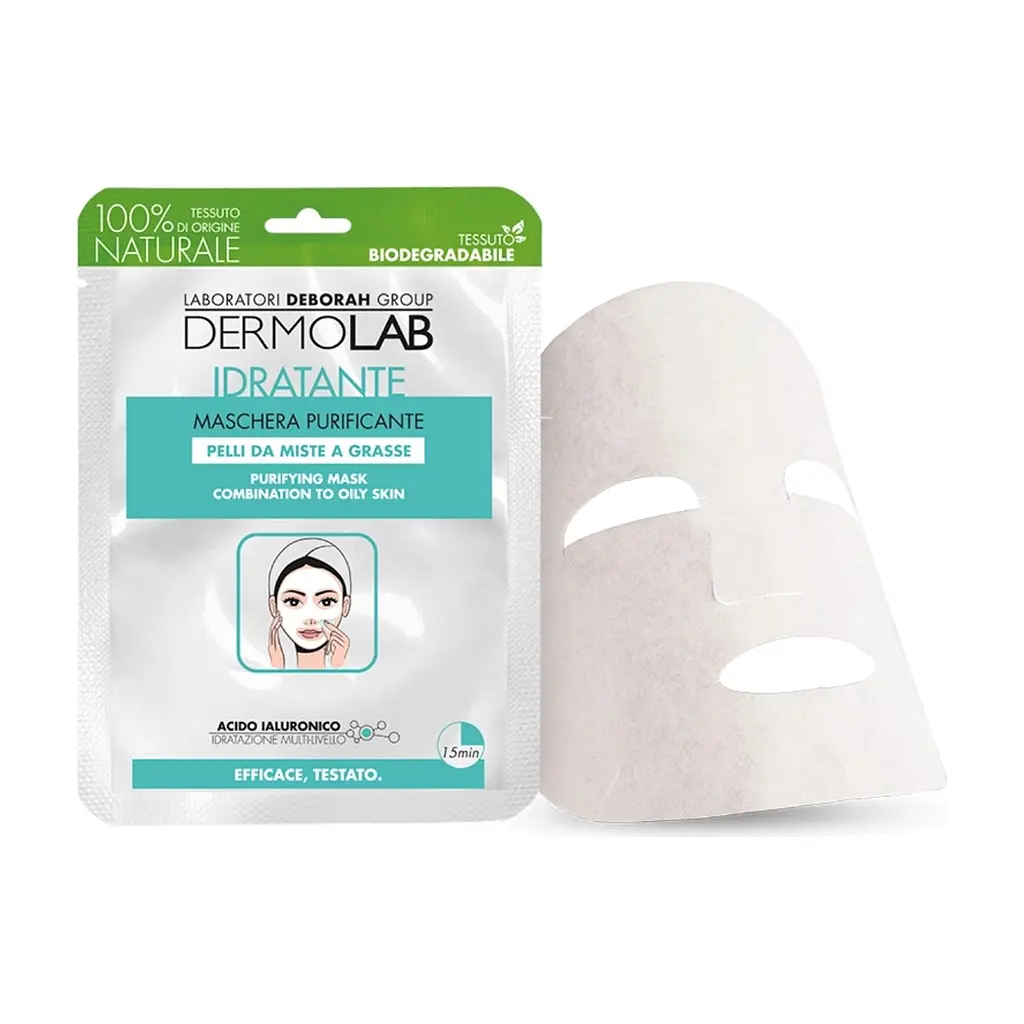 Маска для обличчя Dermolab Purifying Mask Тканинна очищуюча (8009518295252) - фото 3
