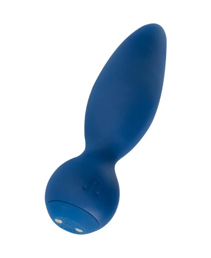 Анальная вибропробка Adrien Lastic Little Rocket, 13х3.5 см, синий