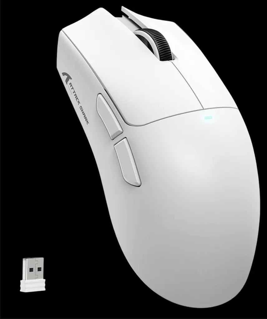 Мишка ігрова бездротова Attack Shark X11se WHITE - фото 2