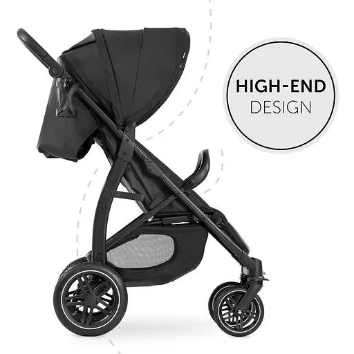 Прогулянкова коляска Hauck Rapid 4D Air Black, чорна (14848-8) - фото 4