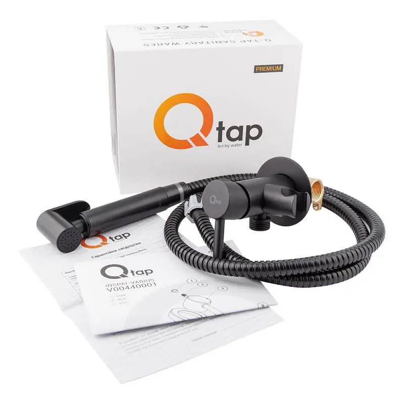 Набір для гігієнічного душу зі змішувачем Qtap Inspai-Varius BLA V00440001 - фото 4