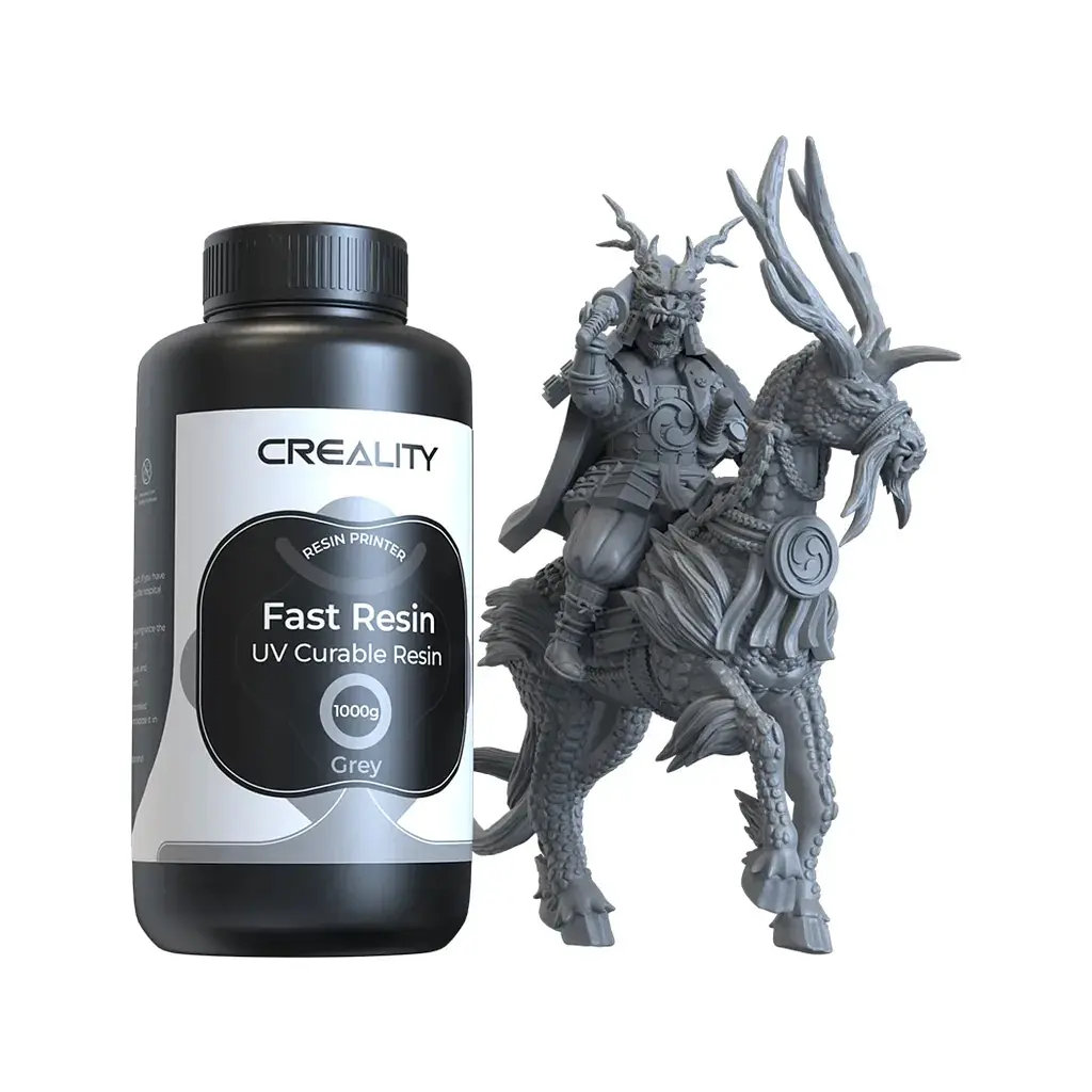 Фотополімерна смола Creality Resin, LCD Fast, 1кг, gray (3302180005)