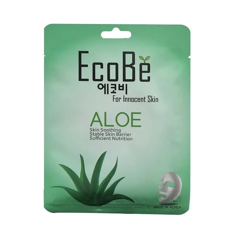 Тканинна маска для обличчя EcoBe Aloe Mask