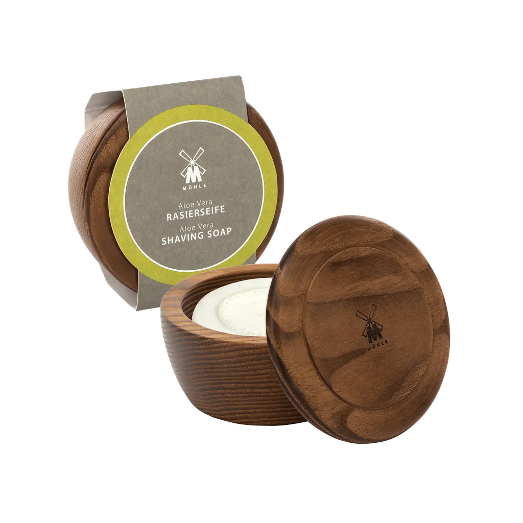 Мило для гоління в дерев'яній чаші Muhle Aloe Vera 65 г - фото 4