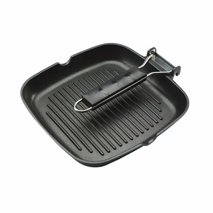 Сковорода-гриль Bergner Bbq lovers 24X24 см (BGEU-1101) - фото 3